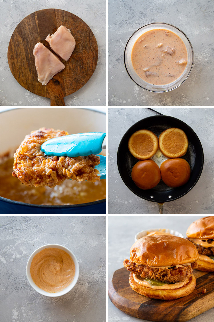 DIY Popeyes tavuk sandviç